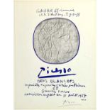 Pablo PICASSO (1881-1973)Picasso Ceramics Exhibition Poster'Exposition, Galerie 65, Cannes, Picasso,