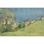 Cadgwith Cove Watercolour Purchased from the Estate of Leonard Casley 26 x 38cm