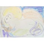 Dora HOLZHANDLER (1928-2015)Reclining NudePastel on paper Signed and dated '96Paper size 42 x