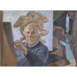 Ken SYMONDS (1927-2010)Self-portraitPastel Signed 54 x 73cmFrom Ken Symonds series of artists