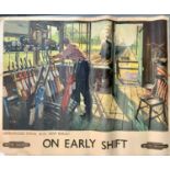 Terence Tenison CUNEO (1907-1996) On Early Shift An original quad royal poster printed for British