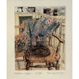 Sue LEWINGTON (1956)Kitchen ChairHand coloured etching Signed, inscribed and numbered 119/150 12 x