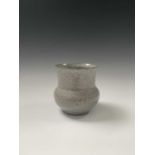 A Chinese Ge-type glazed zhadou, Ming period, height 11cm, diameter 11.5cm.Condition report: Chips