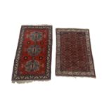 An Erivan rug, Armenia, Central Caucasus, 175 x 97.5cm and a Seraband rug, North West Persian, 155 x