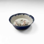 A Chinese famille rose porcelain shallow bowl, Guangxu six character mark, Qing Dynasty, with