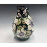 A Moorcroft 'Sophie Christina' pattern vase, designed by Sian Leeper, having tube lined floral