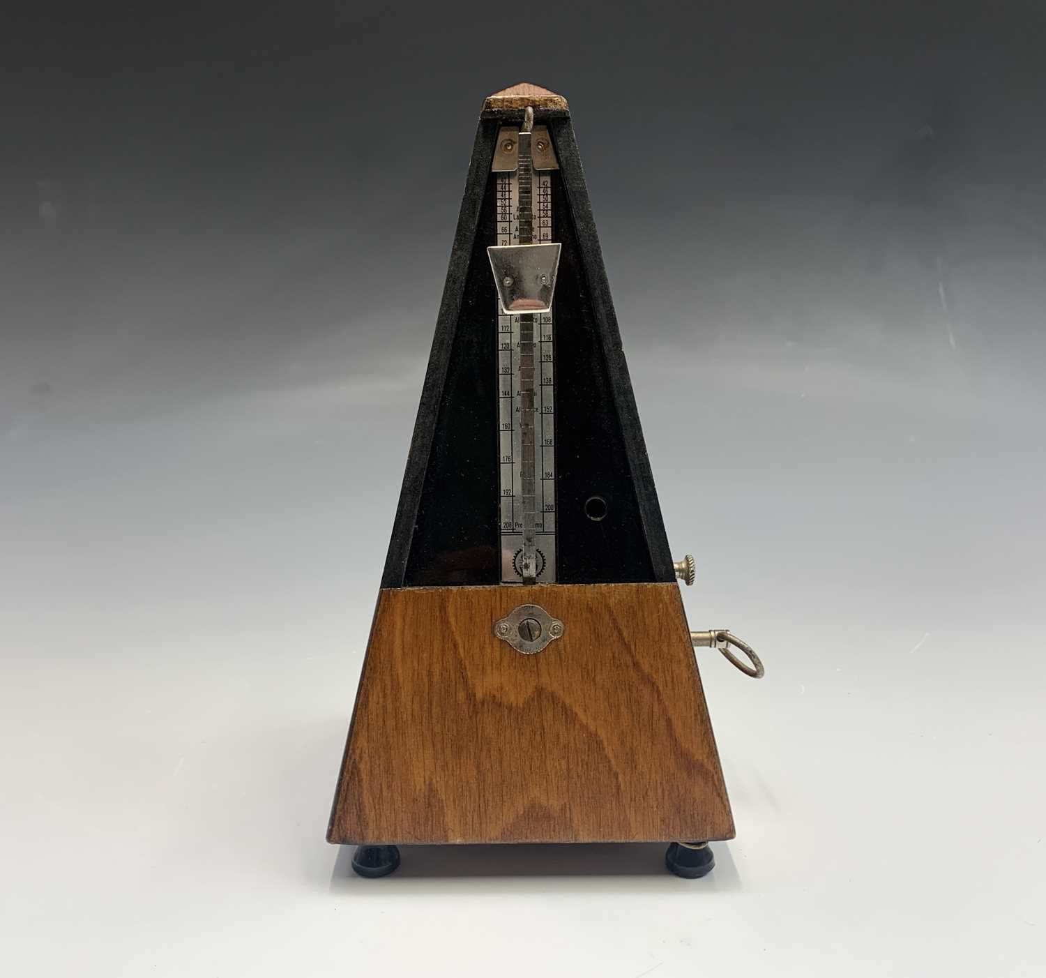 A German made 'System Maelzel' metronome. Height 22cm. - Image 2 of 6