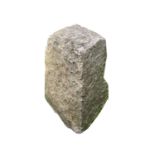 A limestone staddle stone base. Approx. height 55cm.