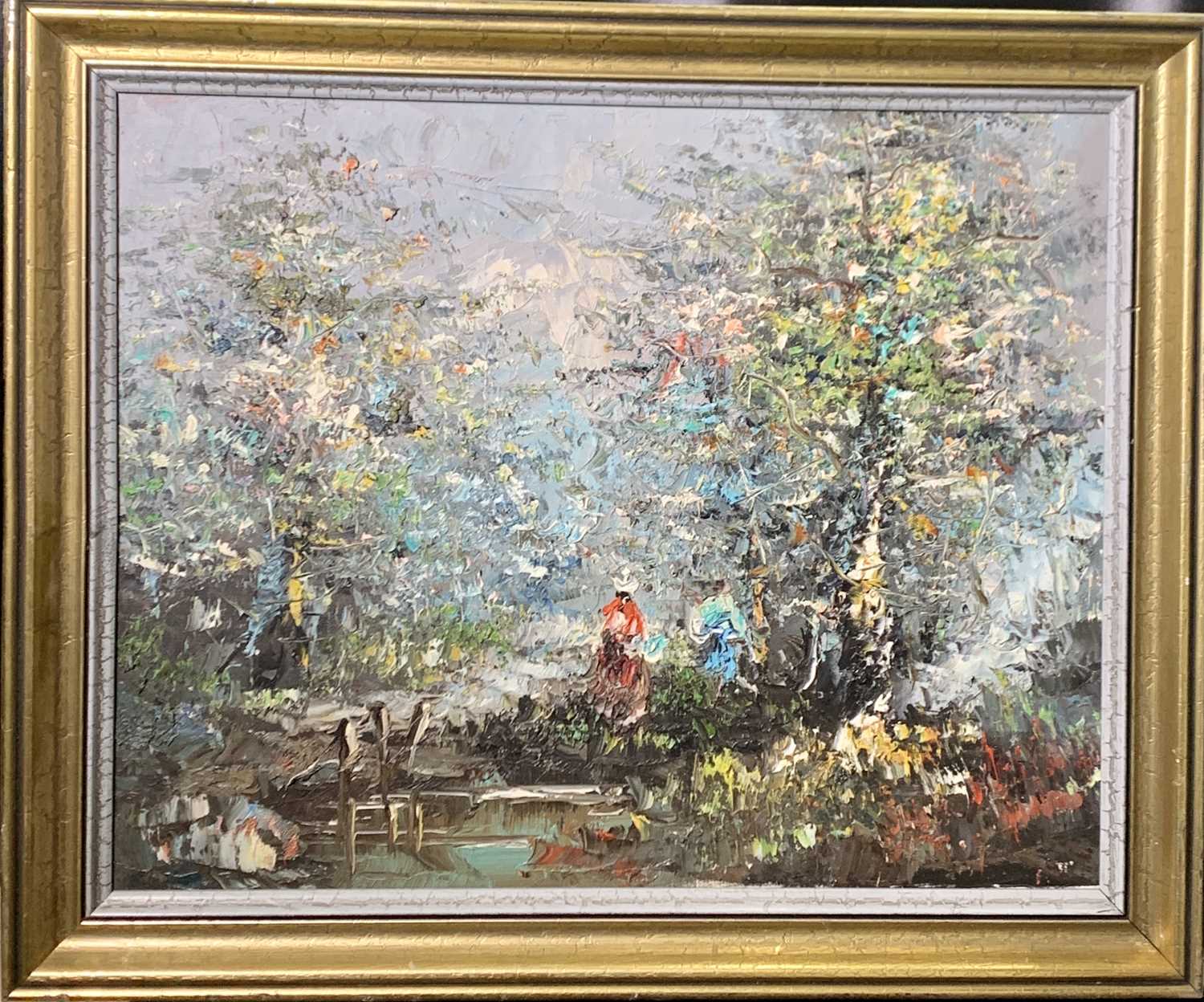 A marine oil signed C. Alexis, another signed A Wills, a post-war oil and a river landscape - Image 2 of 5