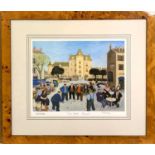 After Margaret LOXTON (b.1938)'Boules, Morey-St-Denis' and 'Town Square, Meursault' Two limited