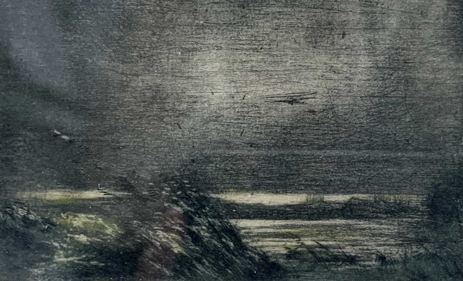Claude Hamilton ROWBOTHAM (1864-1949)'The Estuary of the Severn and the Gorge of the Avon', 'Rainy - Image 3 of 4