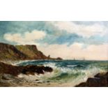 Late 19th/early 20th Century British SchoolPair Coastal Landscapes - 'Ansteys Cove Torquay' and '