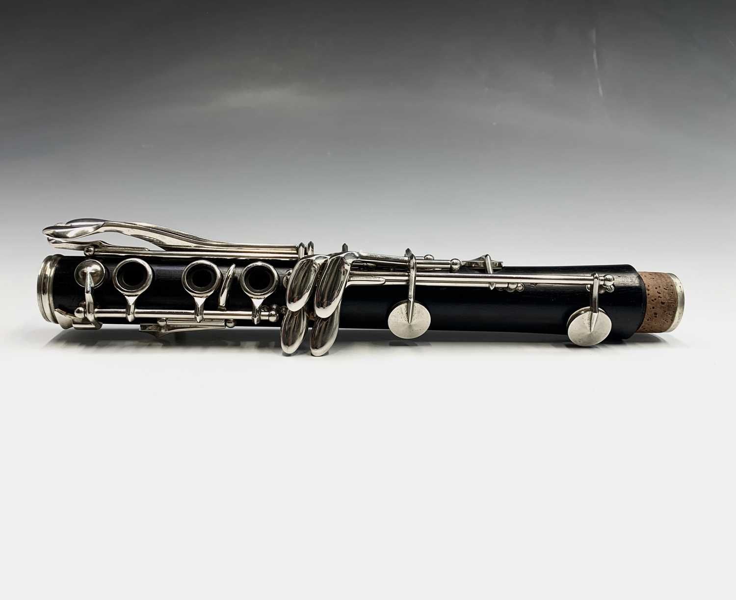 A Boosey & Hawkes Edgware model clarinet, with nickel mounts, number 274097A, in hard case. - Image 8 of 12