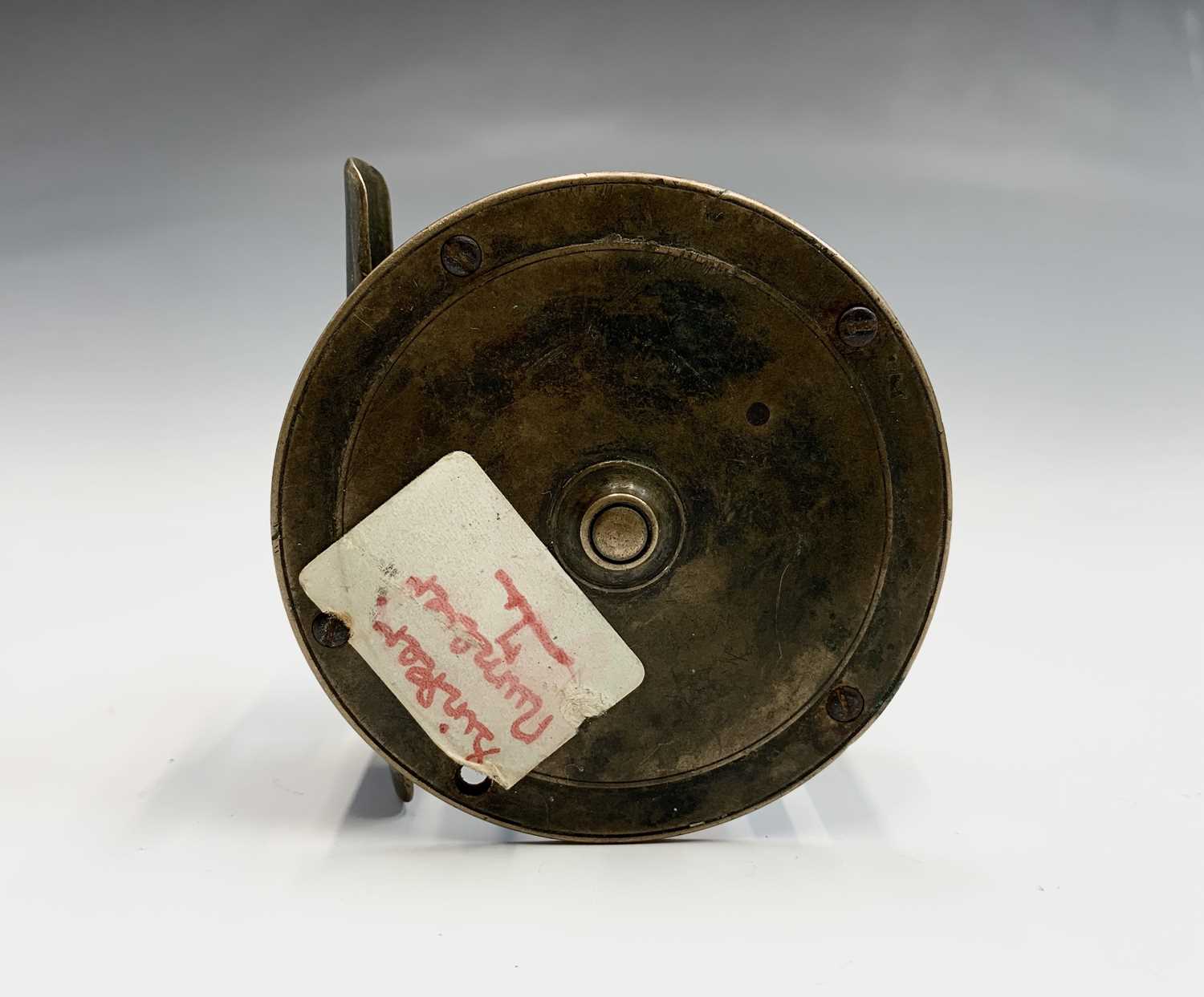 A brass fly fishing reel by D. Gray & Co, Inverness, diameter 7cm. - Image 5 of 5