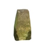 A limestone staddle stone base. Approx. height 53cm.
