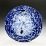 An art glass bowl. Diameter 39cm.
