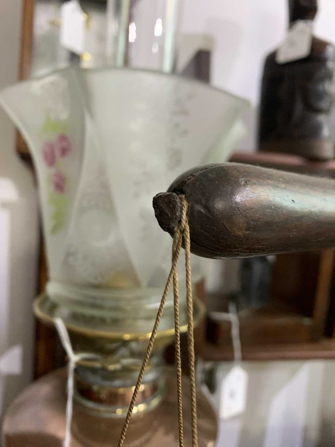 A set of elm and sycamore butter or dairy scales, West country or Wales, mid 19th century, with - Image 7 of 9