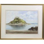 Frederick Beni Cornish PARR (1887-1970) St Michael's Mount WatercolourSigned 24 x 33cmCondition