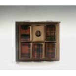 A set of miniature books by David Bryce & Son of Glasgow the Mite Series in Tartan with five