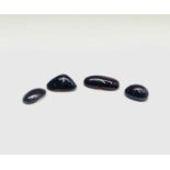 Four cabochon garnets 12.8gm