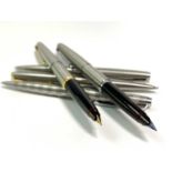 Five Parker 45 pens