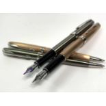 Two pairs of Parker Sonnet pens with 18ct gold nibs