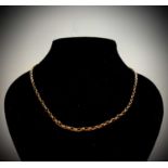 A gold necklace 50cm 6.8gm