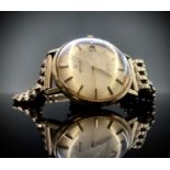 An Omega gold and stainless steel gentleman's Seamaster Deville automatic wristwatch with date