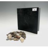 Great Britain and World Coinage - Lot comprises a coin album including a little silver, plus bags of