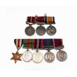 A Meritorious service family group to the Gibbins family - a trio - First World War medal, Long