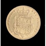 G.B. George IV Gold Sovereign - A scarce 1830 Gold Sovereign. VF-EF