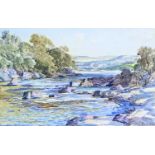 Samuel John Lamorna BIRCH (1869-1955) Cour Pool, Spean, Inverness-shire Watercolour Signed and