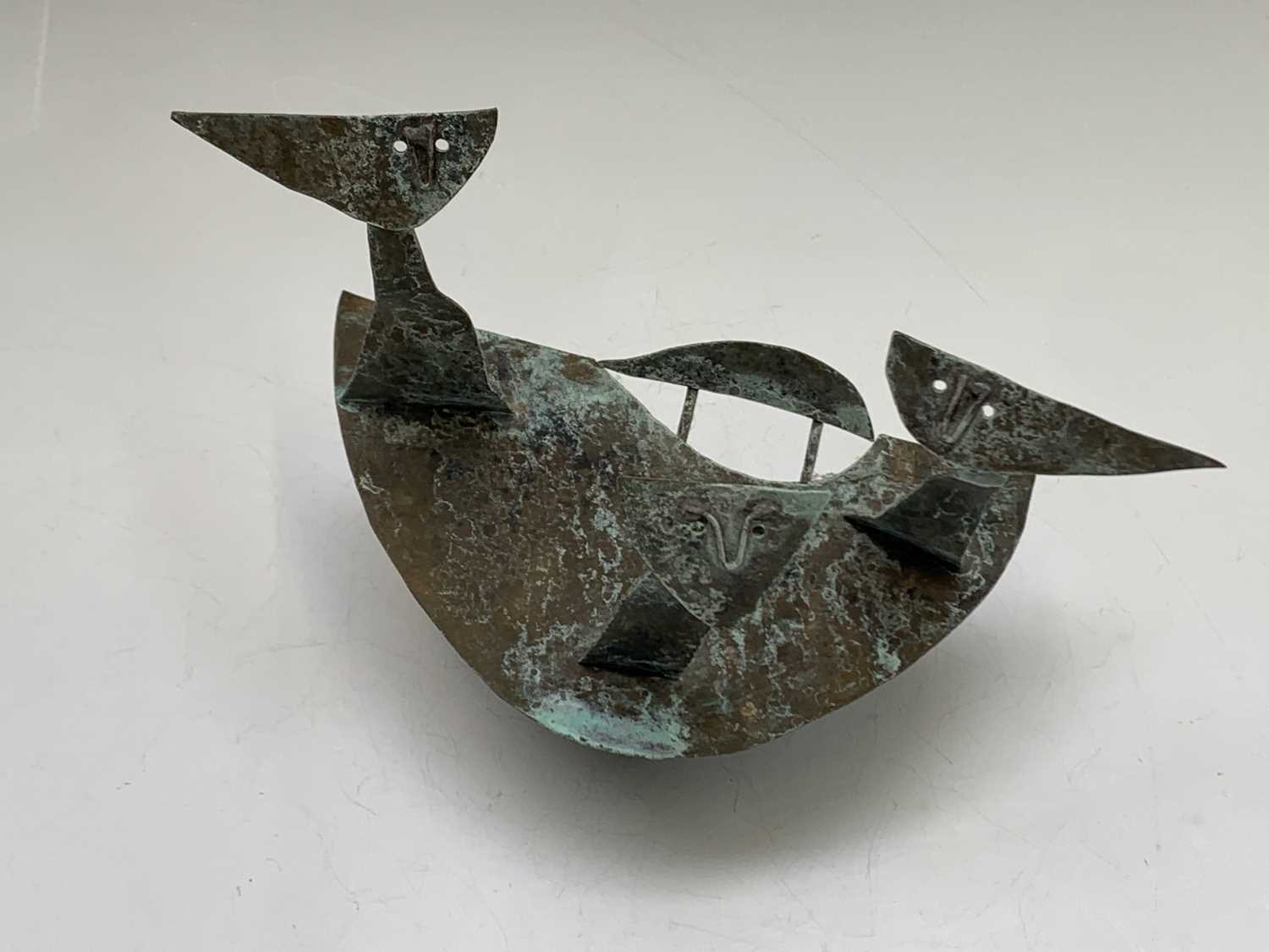 William BLACK (20th Century British)'Figures in a Landscape'Oxidised copper sculpture Signed, - Image 10 of 16