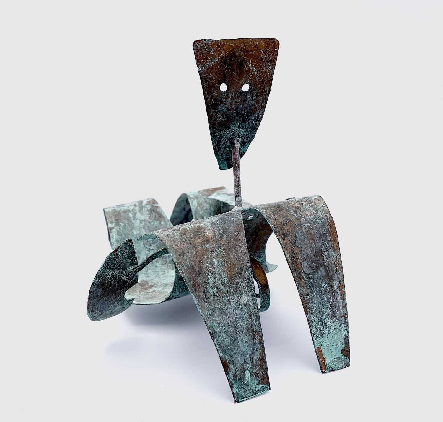 William BLACK (20th Century British)'Reclining Figure II'Oxidised copper sculpture Signed, inscribed - Image 3 of 17