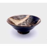 Trevor CORSER (1938-2015)A tenmoku glazed bowl Impressed personal and Leach Pottery sealsDiameter