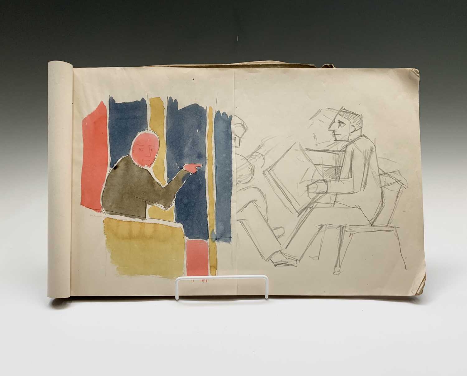 Maurice Edgar CONNELL(1921-2020) Eight sketch books Maurice Edgar Connell 1921-2020 Born in South - Image 18 of 19