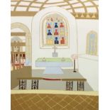 Bryan PEARCE (1929-2007)The Lady Chapel, St Ives, 1985Screenprint Signed and numbered 58/7551 x 40.