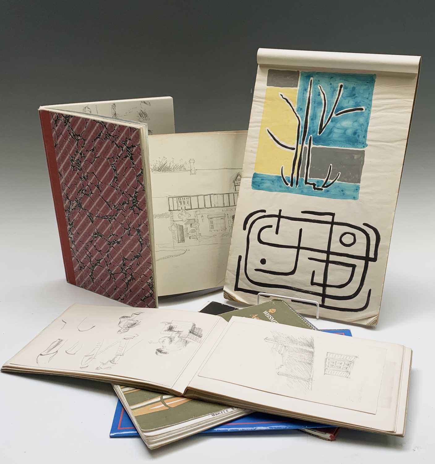 Maurice Edgar CONNELL(1921-2020) Eight sketch books Maurice Edgar Connell 1921-2020 Born in South