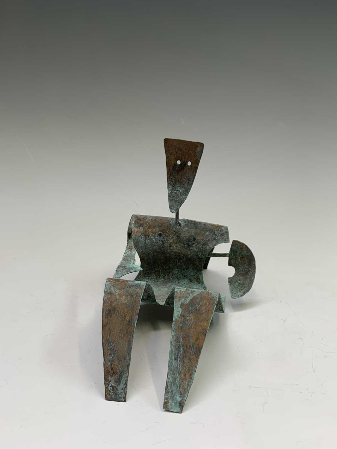 William BLACK (20th Century British)'Reclining Figure II'Oxidised copper sculpture Signed, inscribed - Image 7 of 17