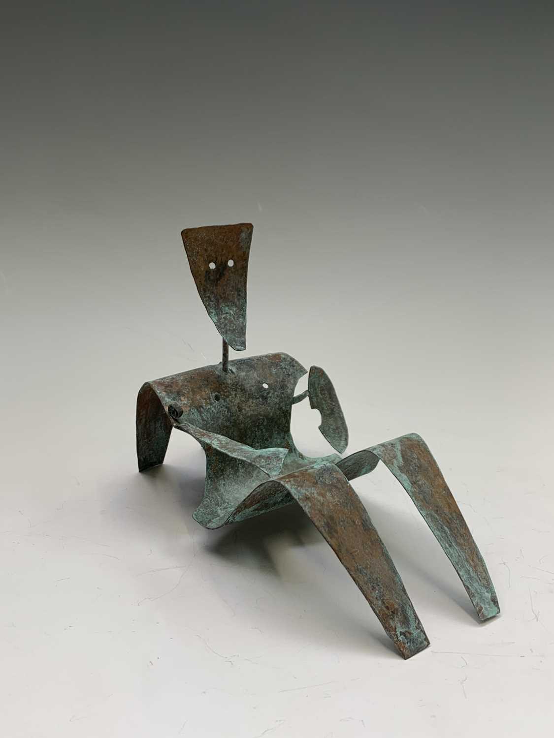 William BLACK (20th Century British)'Reclining Figure II'Oxidised copper sculpture Signed, inscribed - Image 11 of 17