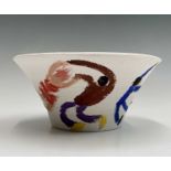 Simeon STAFFORD (1956)Skipping and Jumping Painted ceramic bowl Signed to base Height 9cmCondition