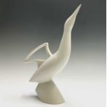 Anthony THEAKSTON (1965)Ceramic bird jug with textured white salt glaze Signed 35.3cnCondition