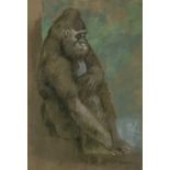 Ken SYMONDS (1927-2010Gorilla Pastel Signed 44 x 30cmCondition report: Not examined out of the