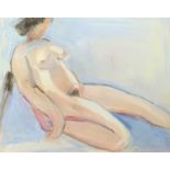 Rose HILTON (1931-2019)NudeOil on canvas40 x 50.5cmProvenance - purchased via the artists family.