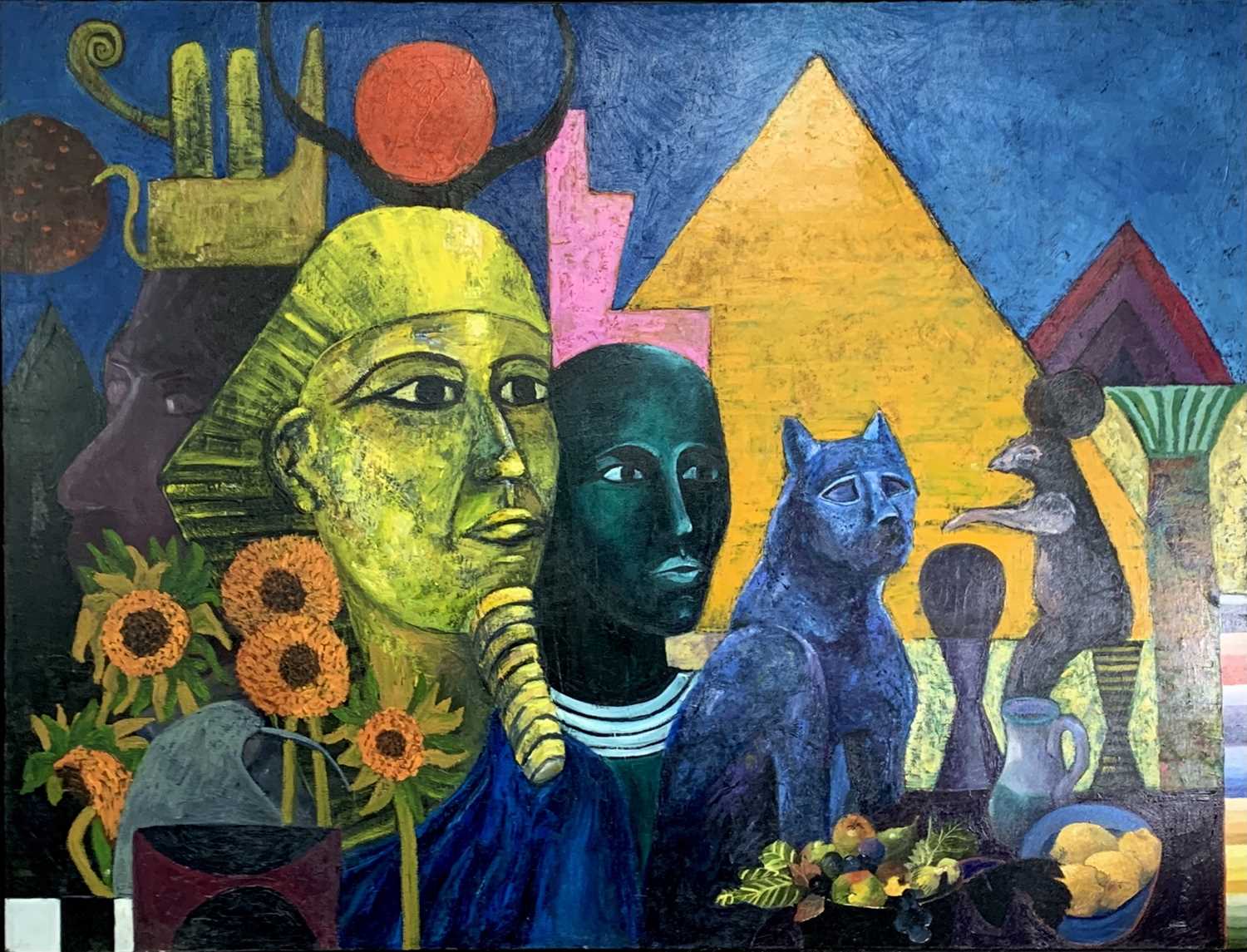 Ken SPOONER (1942)The Golden King Oil on canvas Signed, inscribed and dated 2000 to verso76 x 100cm