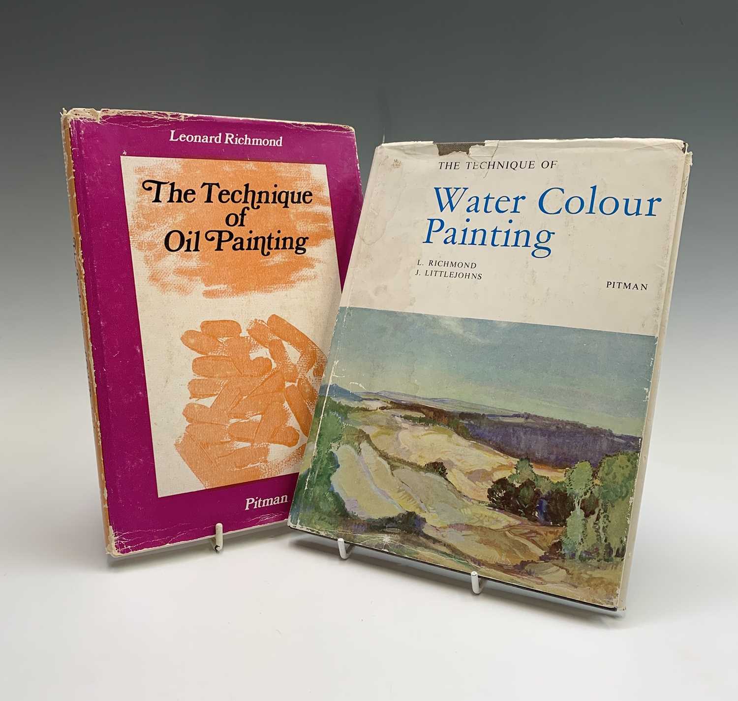 Two Leonard Richmond books'The Technique of Watercolour Painting' and 'The Technique of Oil - Image 8 of 8