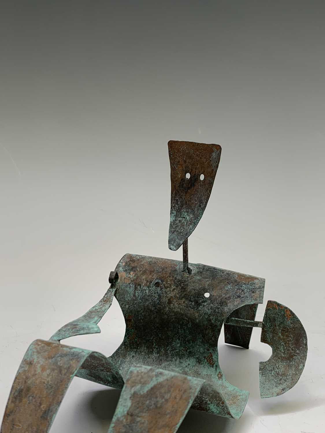 William BLACK (20th Century British)'Reclining Figure II'Oxidised copper sculpture Signed, inscribed - Image 12 of 17