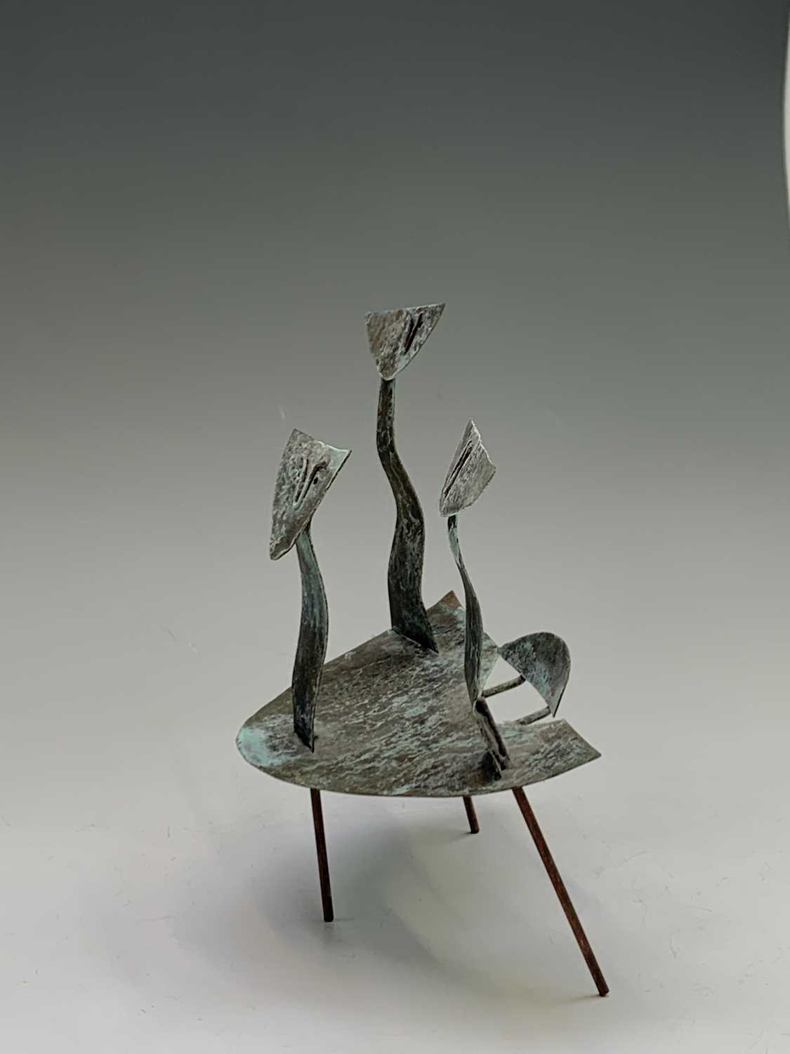 William BLACK (20th Century British)'Figures in a Landscape'Oxidised copper sculpture Signed, - Image 9 of 16