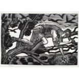 Eric RAVILIOUS (1903-1942)Boy Bird's Nesting Woodcut Numbered 265/500Print size 9 x 13cmPaper size