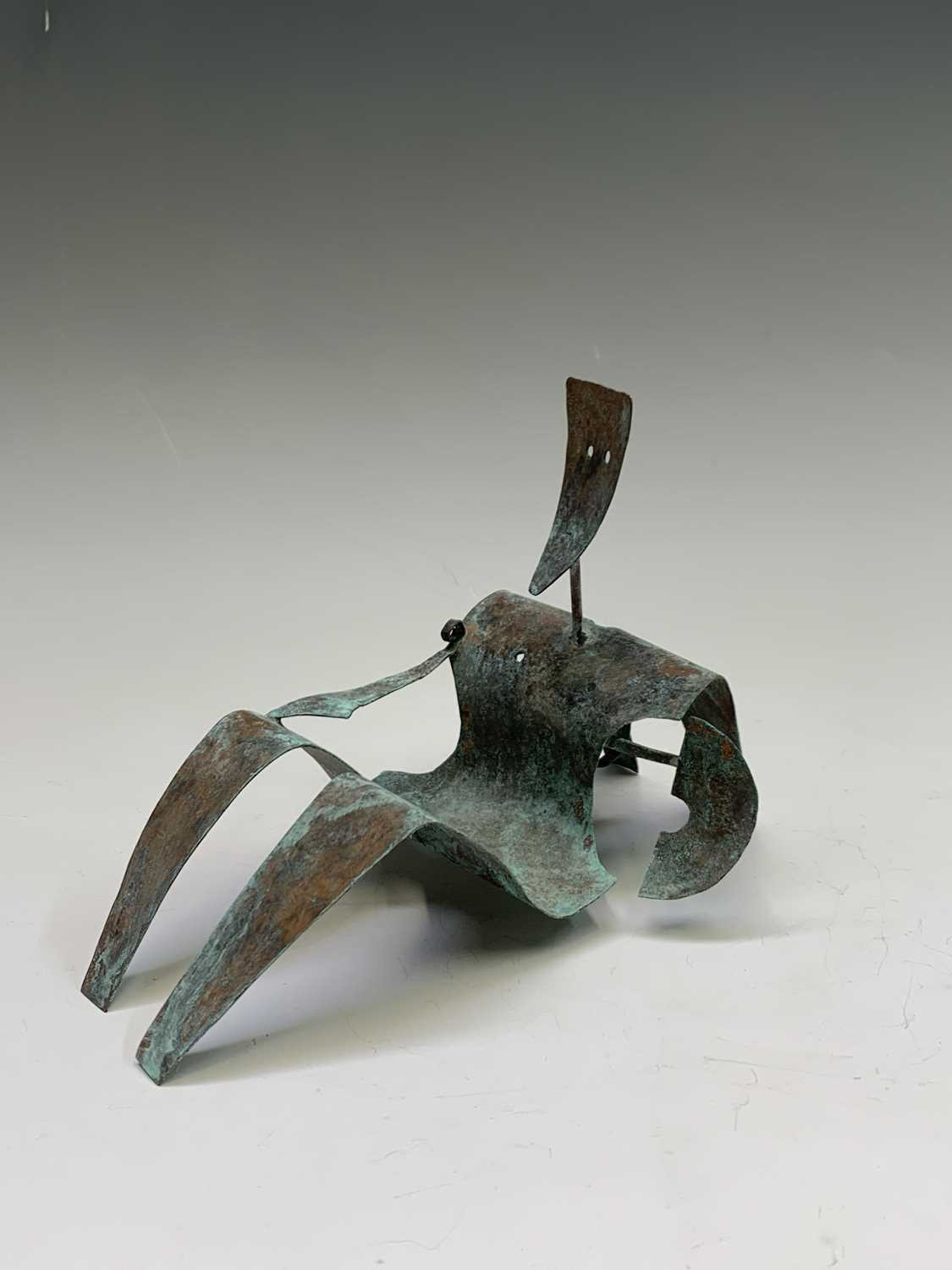 William BLACK (20th Century British)'Reclining Figure II'Oxidised copper sculpture Signed, inscribed - Image 9 of 17